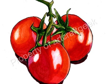 Photo Print - Cherry Tomatoes