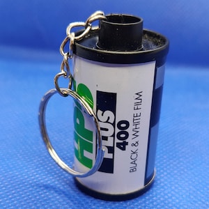 Llavero rollo de película de 35 mm - Llavero cannister de película vacía - Idea de regalo de fotografía