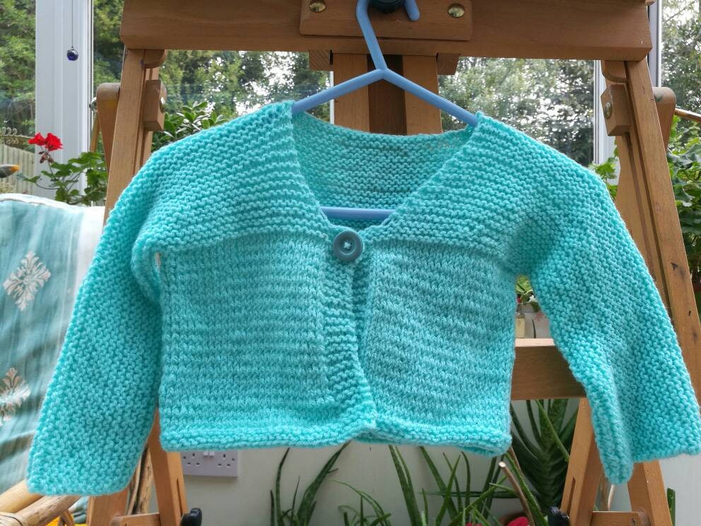 Girls turquoise cardigan clearance