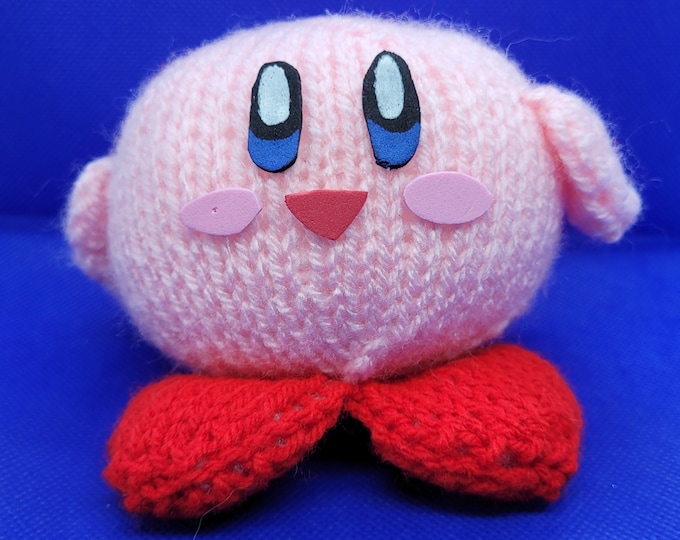 Kirby - Cute Handmade Knitted Toy