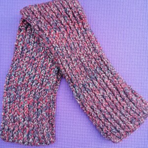 Chunky Red Speckle Scarf