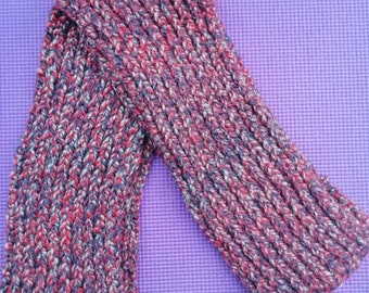 Chunky Red Speckle Scarf