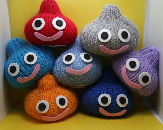 Dragon Quest Slimes - Cute Handmade Gamer Plushie - JRPG Lovers - Unique Geek Gift Idea