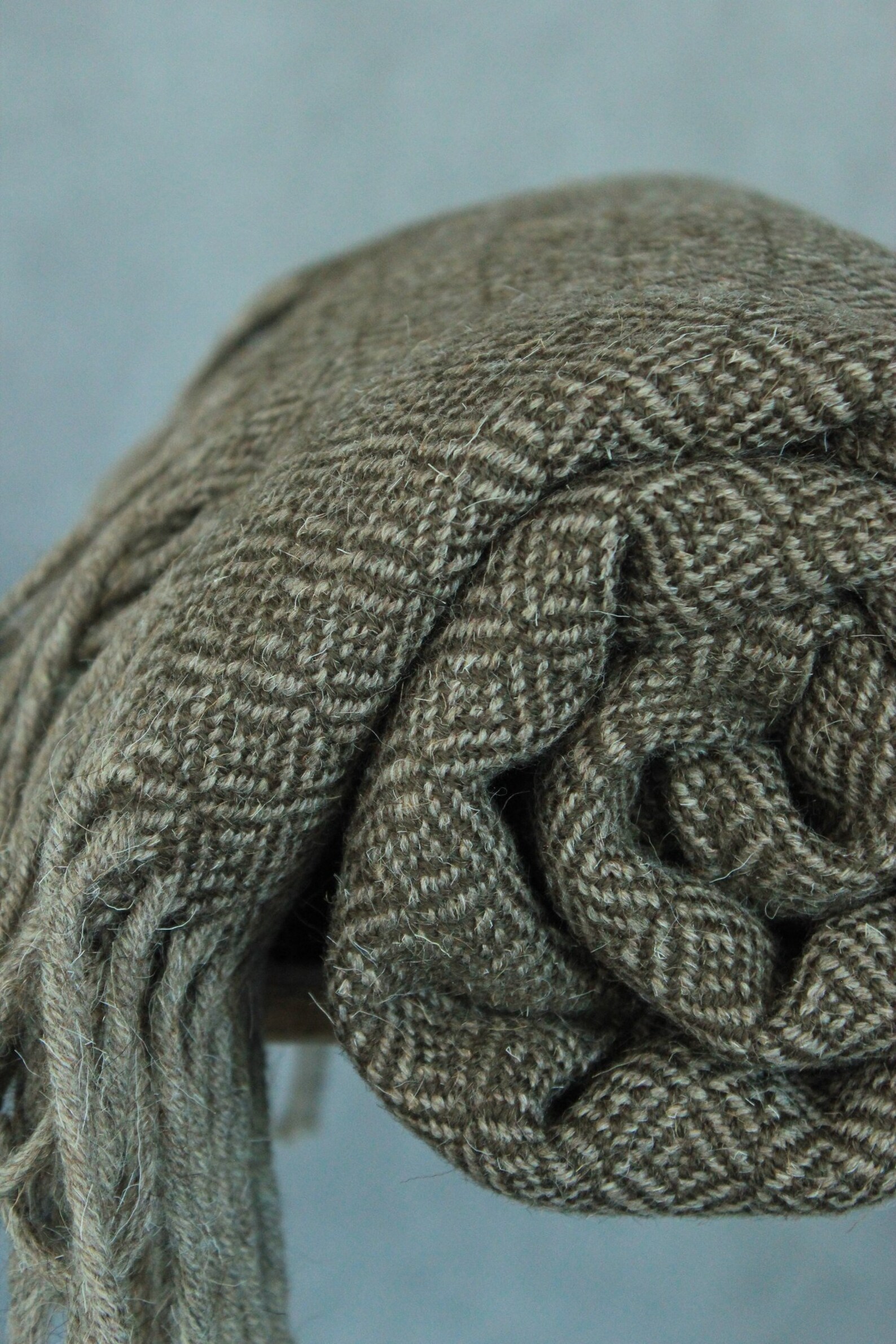 Brown blanket throw brown wool blanket brown sofa throw wool Etsy