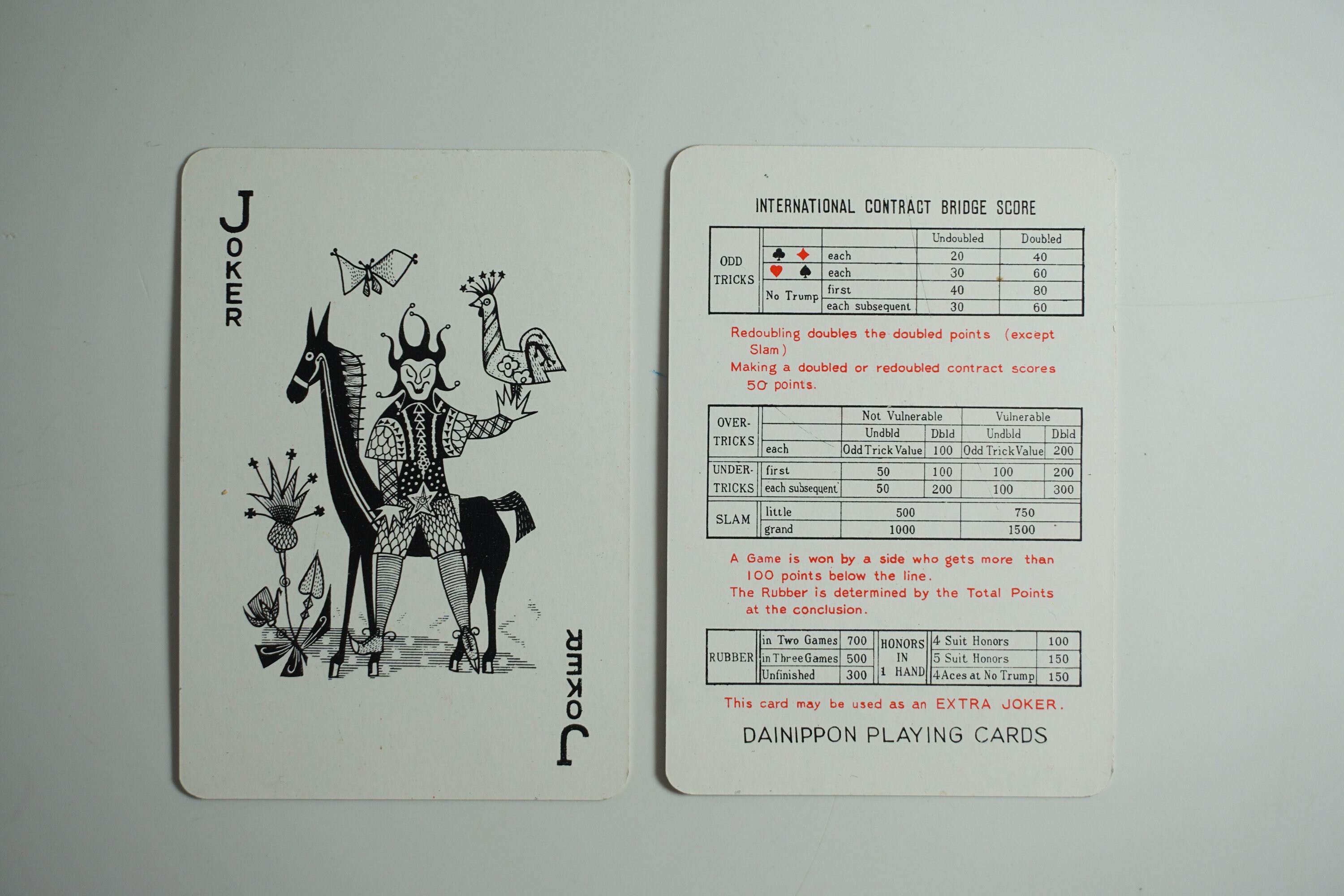 Vintage Dainippon Japan Here's Hawaii the 50th State Souvenir Playing