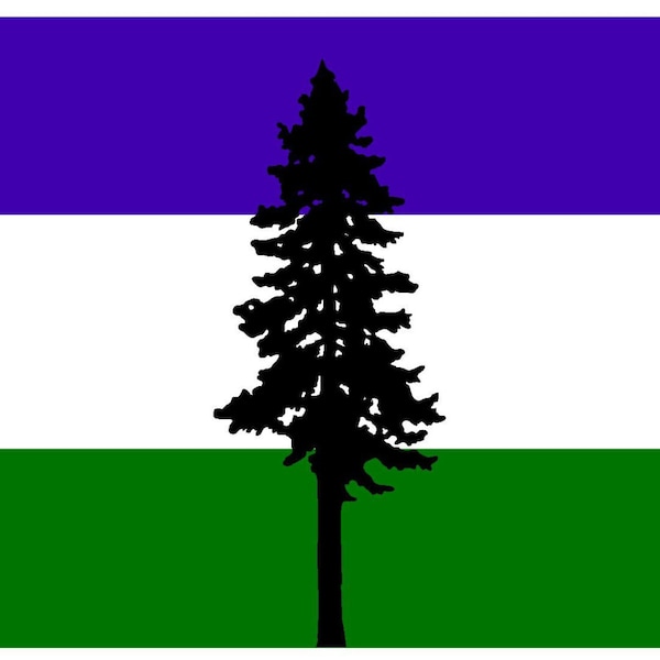 Republic of Cascadia Vinyl Glossy Sticker Seattle Sounders Portland Vancouver Bioregional Movement Hops