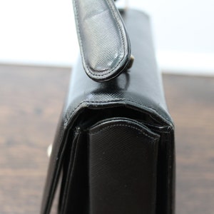 VINTAGE Bienen-Davis 50s-60s Leather Flip-top Handbag Evening Bag image 6