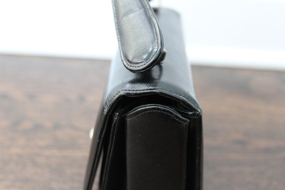VINTAGE Bienen-Davis 50s-60s Leather Flip-top Han… - image 6