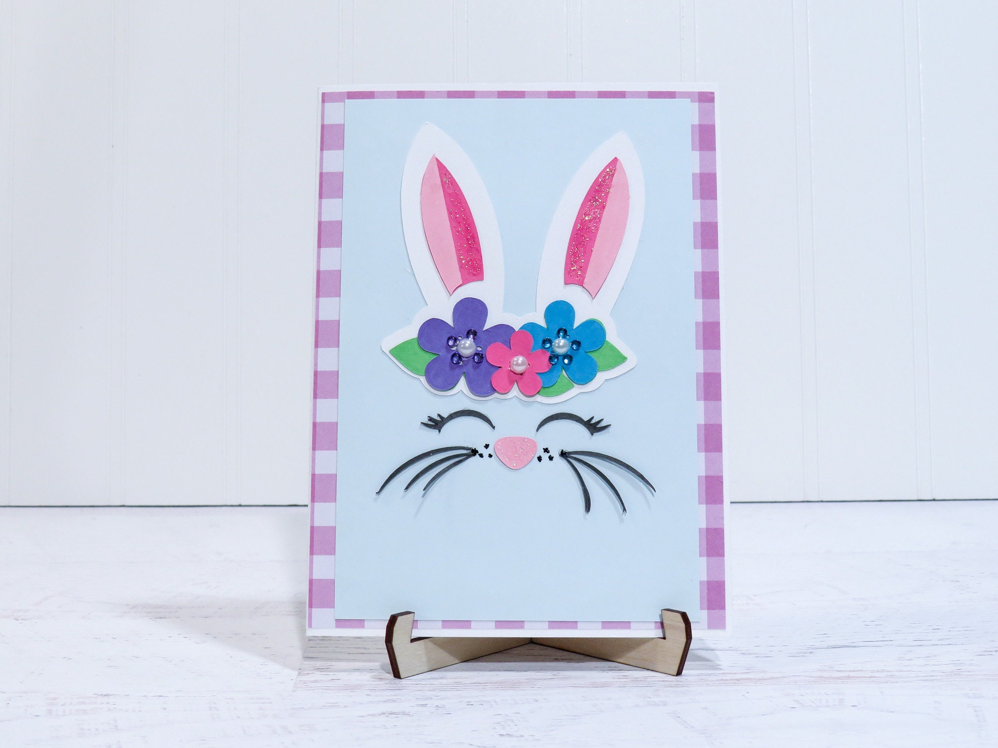 Cute Handmade Custom Easter Card Easter Greetings Easter Etsy