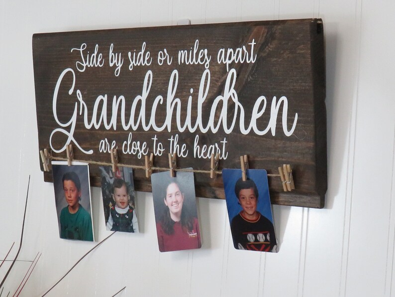 Grandchildren Frame Picture Board Great Grandmother Gift Etsy