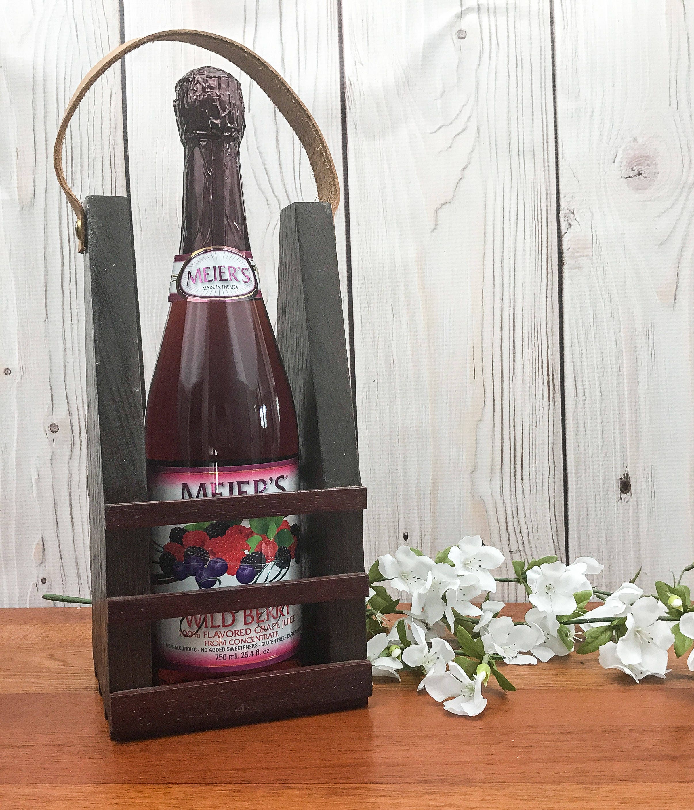 Wood Bottle Carrier Wine Carrier Wood Wine Bottle Holder Etsy