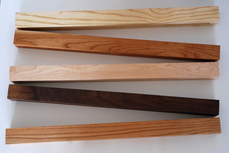 Black Walnut Knife Rack Knife holder Wood Knife Organizer Etsy