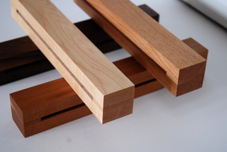 Black Walnut Knife Rack Knife holder Wood Knife Organizer Etsy