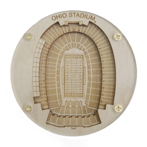 ¡La montaña rusa original del estadio! ¡Con licencia oficial! Estadio de la Universidad Estatal de Ohio.