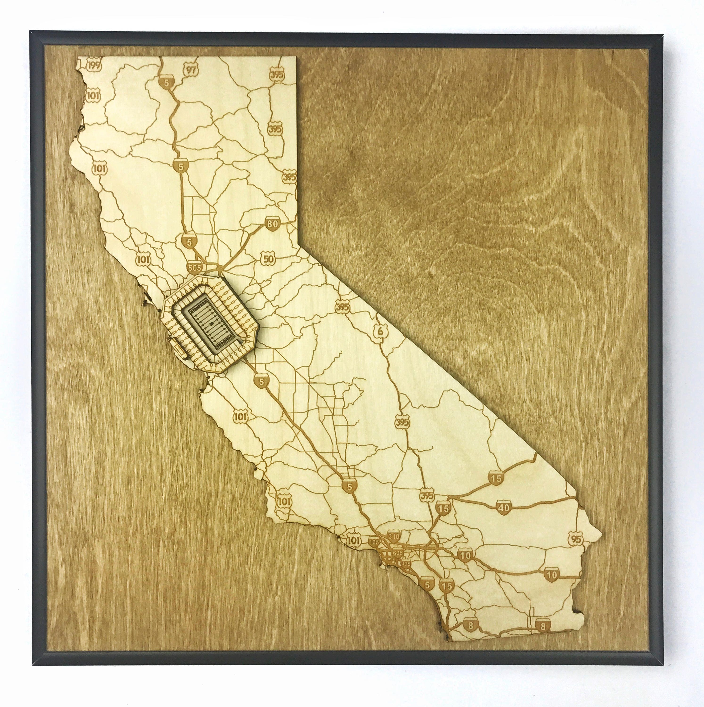 Stadium State Shape - California, Stanford | Stanford Stadium