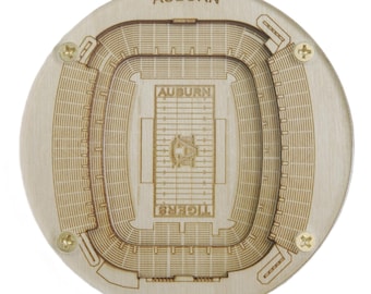 The Original Stadium Coaster! Officially Licensed! Auburn University Jordan-Hare Stadium