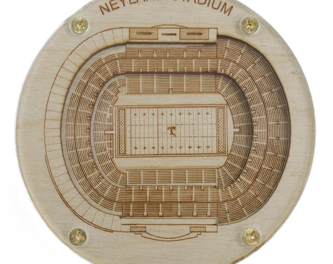 The Original Stadium Coaster! Officially Licensed! University of Tennessee, Knoxville Neyland Stadium