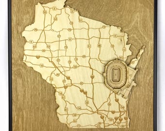 Stadium State Shape - Wisconsin, Green Bay (Lambeau Field)