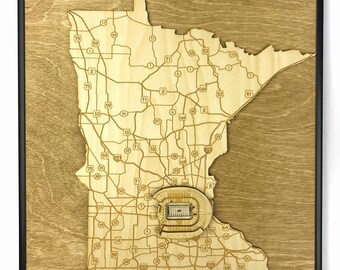 Stadium State Shape - Minnesota, Minneapolis (TCF Bank Stadium)