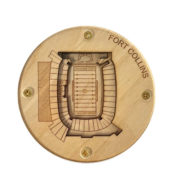 The Original Stadium Coaster! Officially Licensed! Colorado State ...