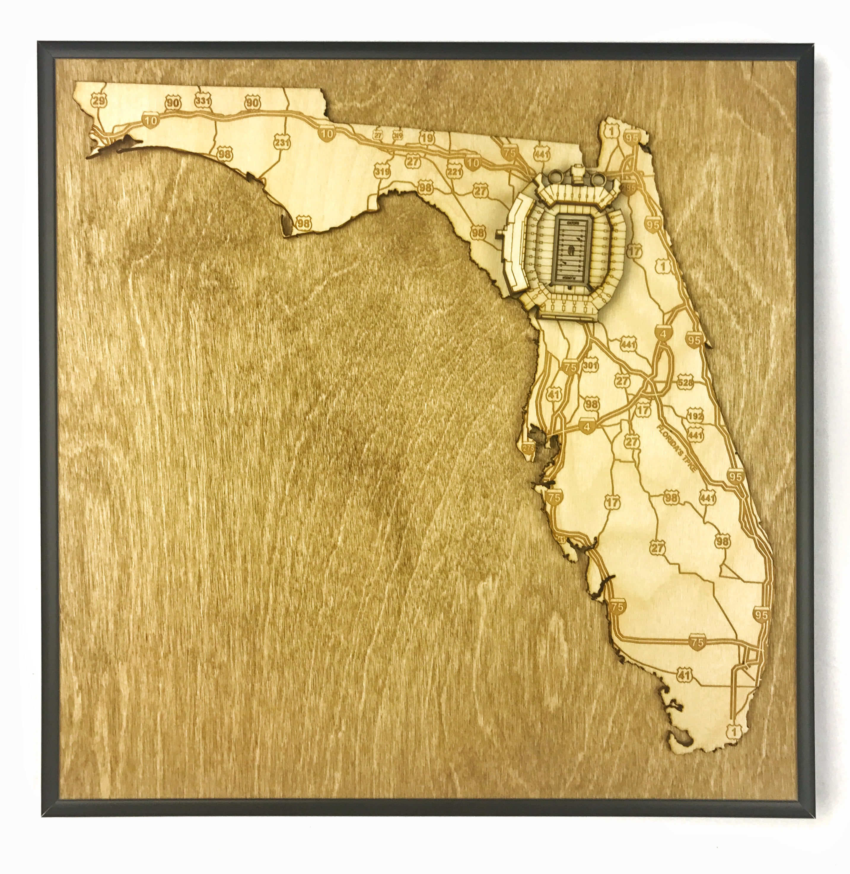 Stadium State Shape - Florida, Gainesville | Ben Hill Griffin Stadium
