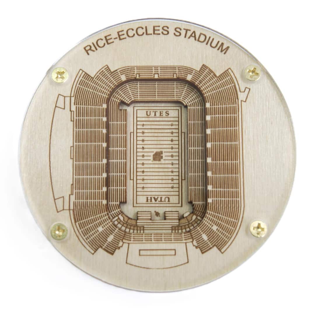 Ut Coaster The Original Stadium Coaster! Officially Licensed! University of Utah ...