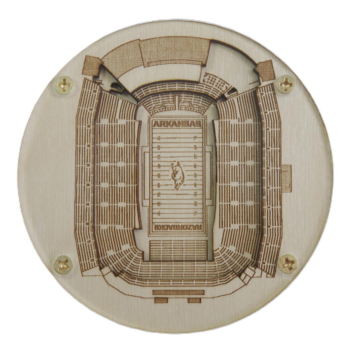 The Original Stadium Coaster! Officially Licensed! University of ...