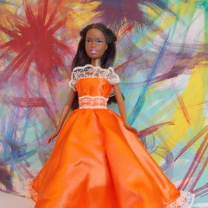 Barbie orange dress cheap