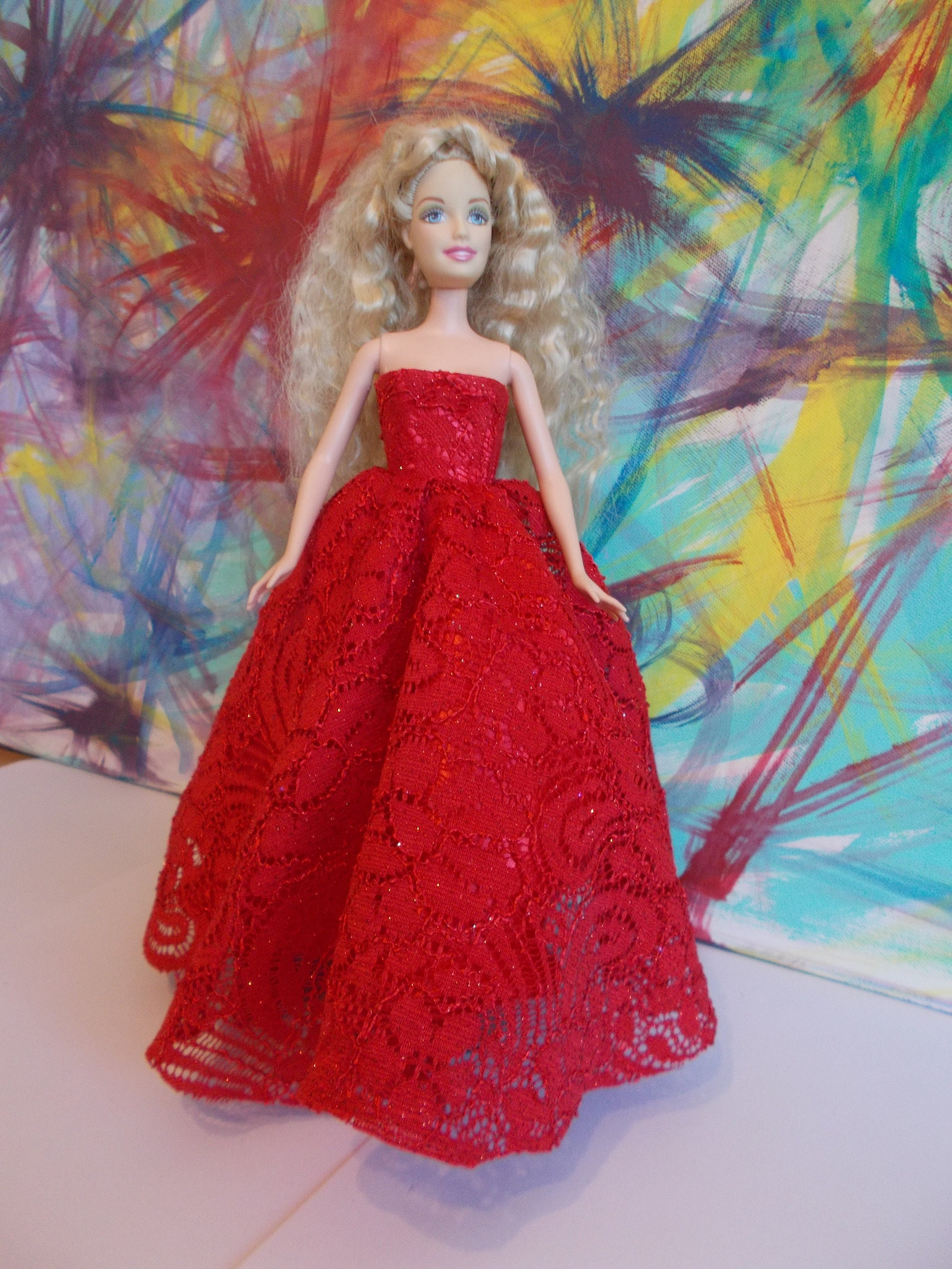 Mini Party Tulle Dress, Short puffy tutu Dress, Red Prom Dress, Red Bi
