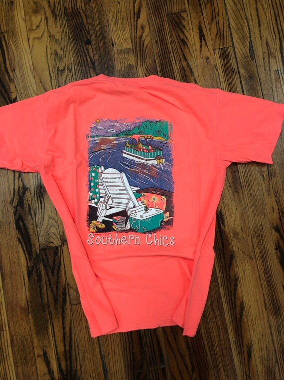 Southern Chic Pontoon Comfort Color Tee New Etsy