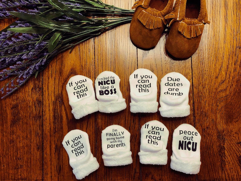 If You Can Read This Socks Baby Socks Peace Out NICU Etsy