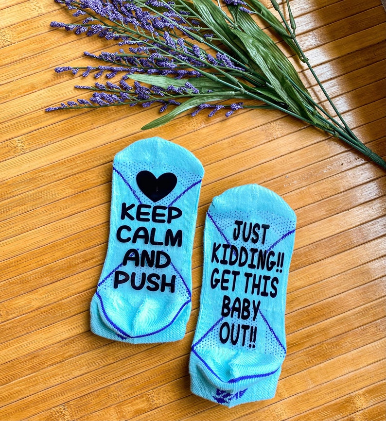 Socks With Sayings Funny Socks Labor and Delivery Socks Etsy