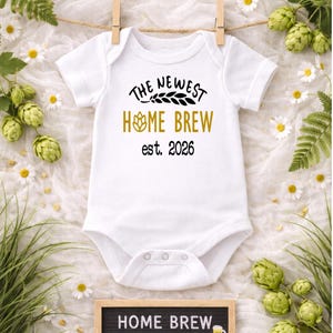 Home Brew Baby Bodysuit, Brewery Baby Shower, Locally Brewed Onesie®, Pregnancy Announcement, Beer Baby Tee, IPA Lot Onesie®, Micro Brew