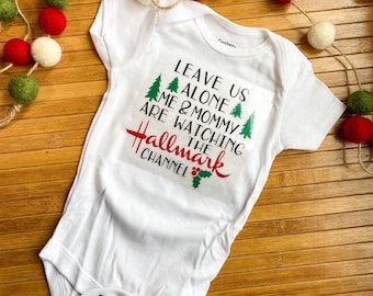 Christmas Onesies Christmas baby announcement Christmas movie bodysuit Christmas movies with mommy Christmas Movies Baby christmas