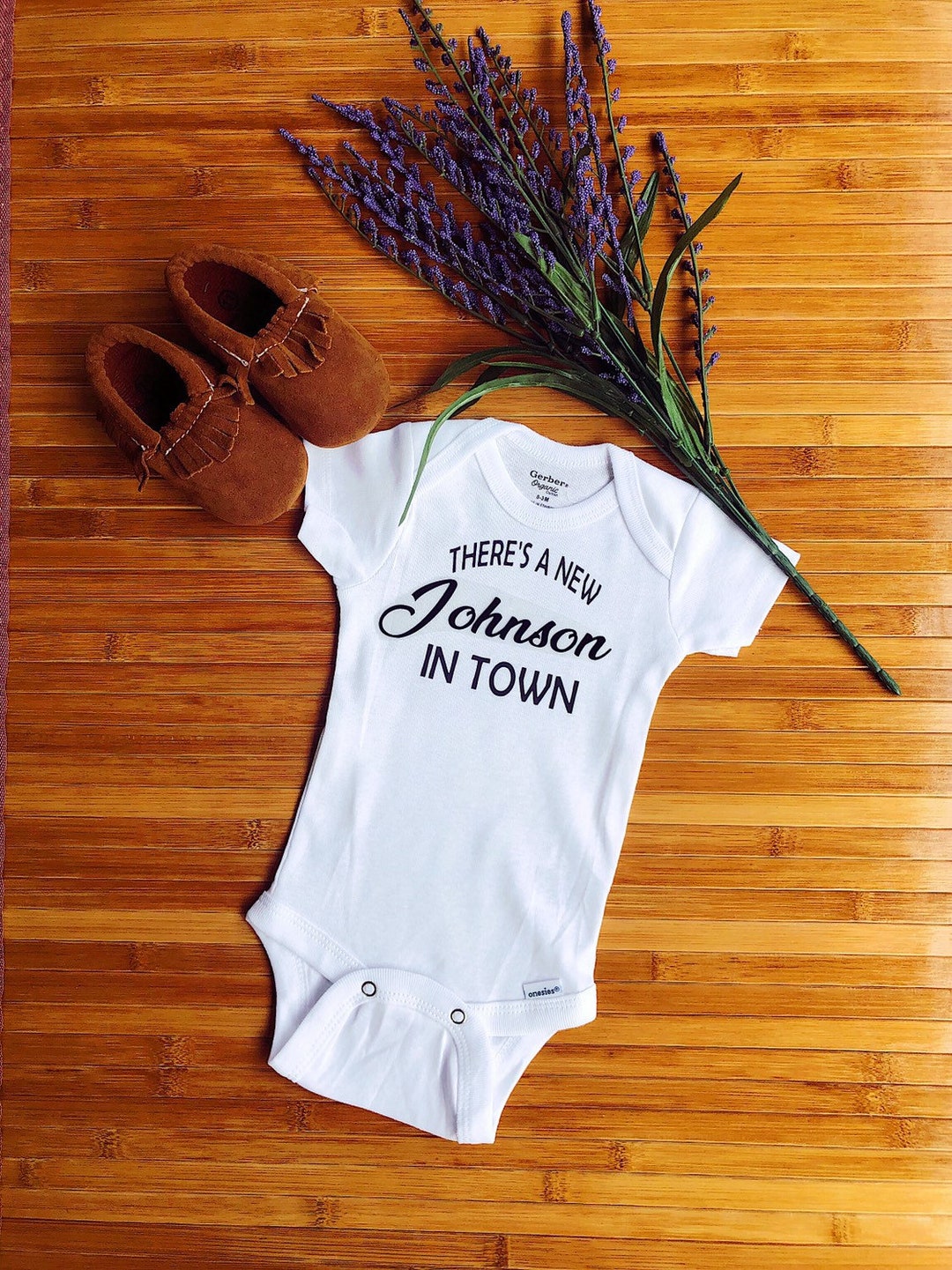 Baby Onesie Announcement Baby Announcement Onesie Etsy