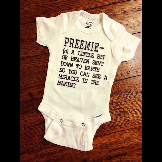 Cute Baby Girl clothes Hospital Premature Baby Graduated From NICU Onesie