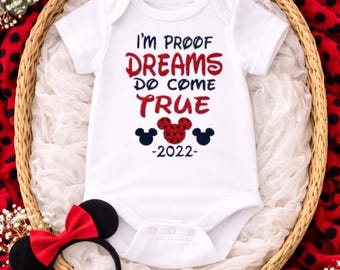 Disney Pregnancy Announcement, Disney Baby One Piece Tee, Disney