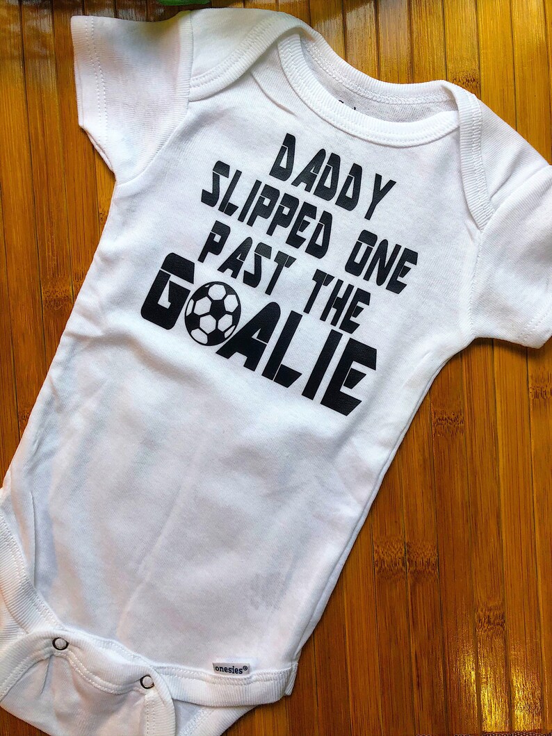 Soccer Onesie Soccer Baby Shower Sports Onesie Funny Etsy