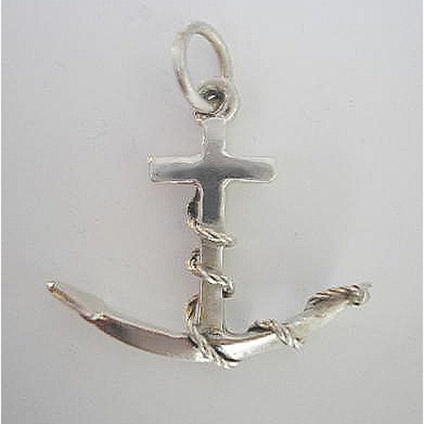 ANCRE PENDENTIF ARGENT