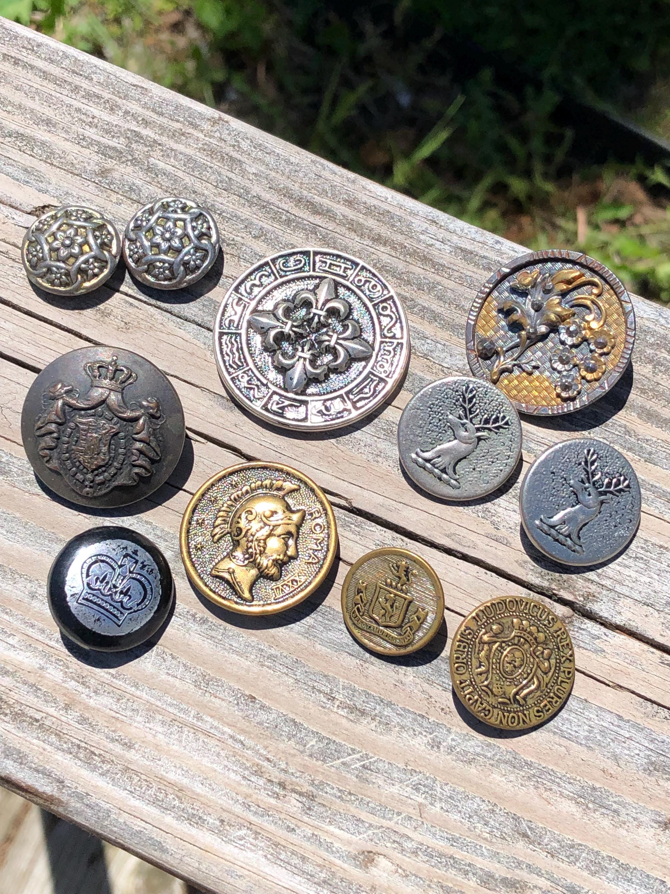 Antique French Buttons - Etsy