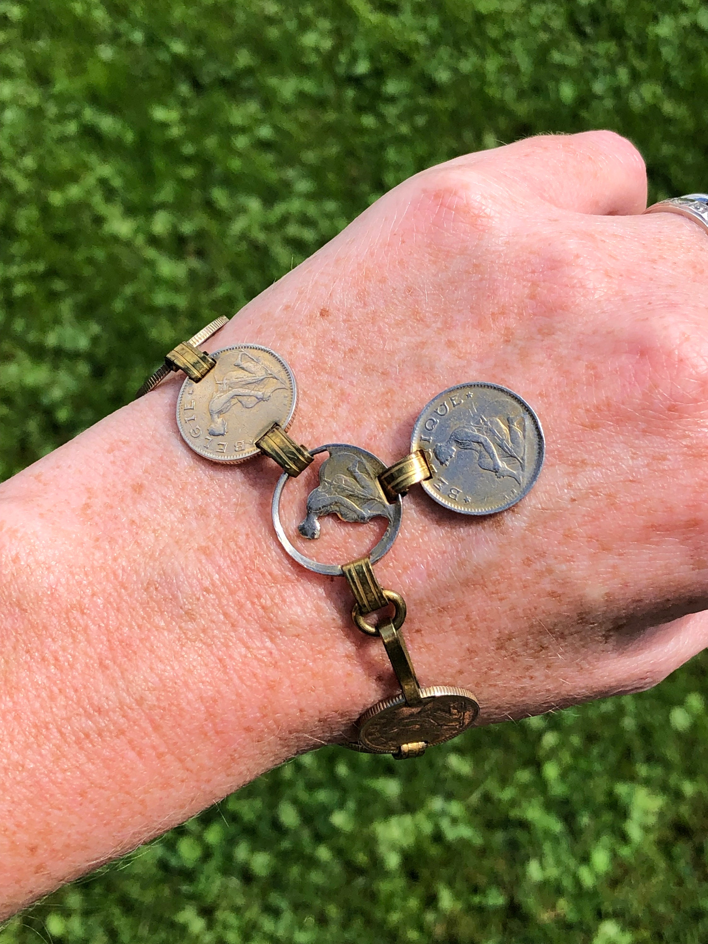 Belgium Coin Bracelet 