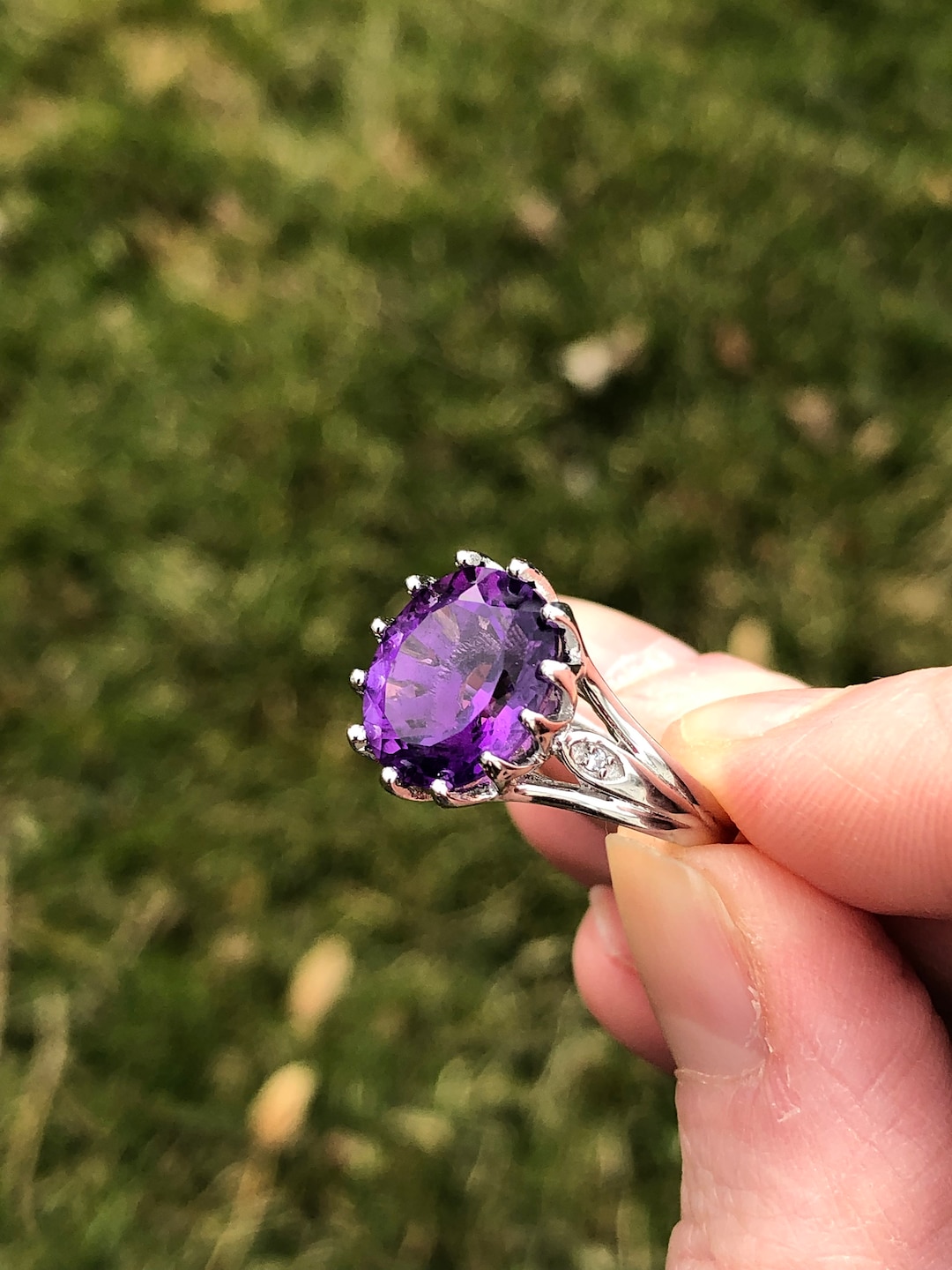 New arrivals] 925シルバーリング (AMETHYST )