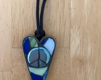 Mosaic Heart Pendant