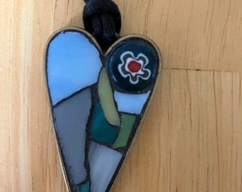 Mosaic Heart Pendant