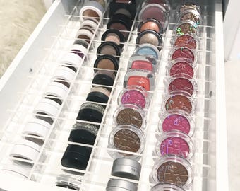 Acrylic makeup organizer organiser storage divider set 1