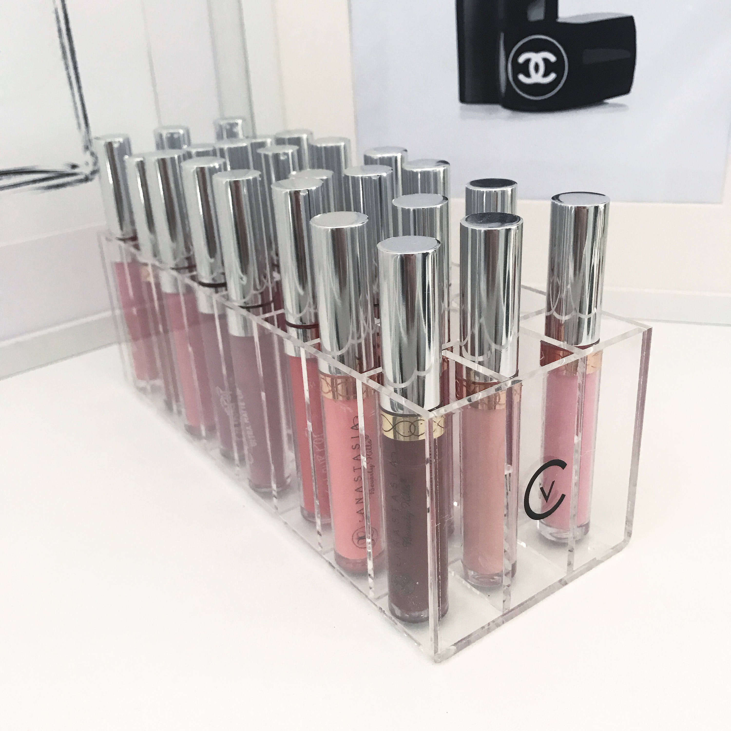 Lipgloss Holder Acrylic Makeup Storage Organiser Etsy Australia