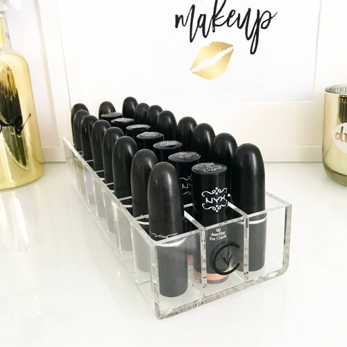 Acrylic Makeup Organizer Organiser Storage Divider Set 2 Etsy