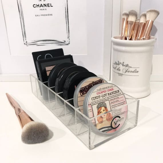 Chanel Acrylic MakeUp Cosmetic Box Storage Vanity Lipstick Organizer