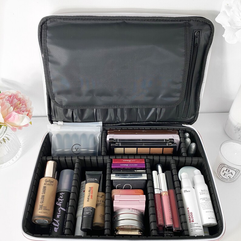 LARGE Makeup Bag Vanity Collections PINK MARBLE Etsy