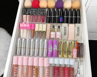 Acrylic makeup organizer organiser storage - DISPLAY TRAY Short Rows